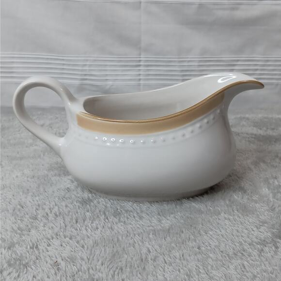 Johann Haviland Crowning Fashion Golden Band Vintage Gravy Boat with Underplate - Picture 10 of 12